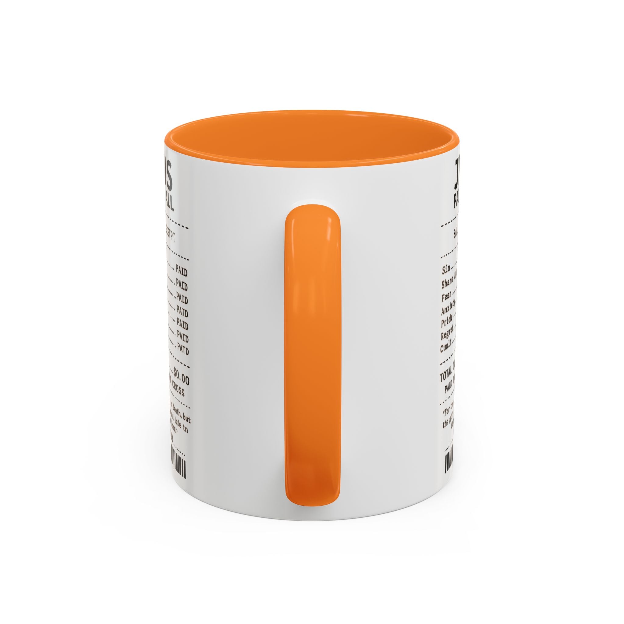 Jesus Paid It All — 11oz/15oz Coffee Cup with Scripture Quotes