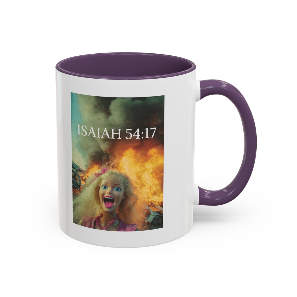 Isaiah 54:17 Faith Mug — No Weapon Formed Against Me Shall Prosper  Coffee Cup