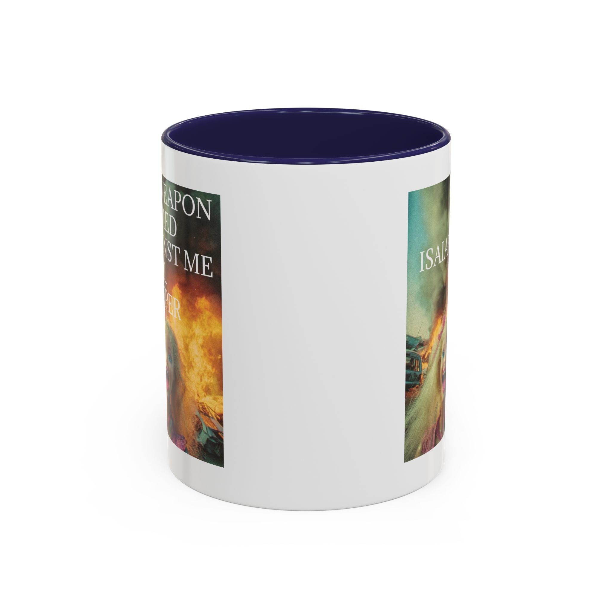 Isaiah 54:17 Faith Mug — No Weapon Formed Against Me Shall Prosper  Coffee Cup
