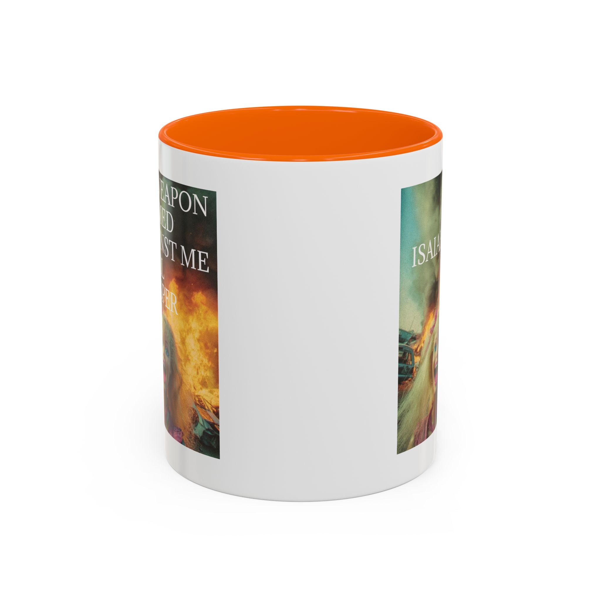 Isaiah 54:17 Faith Mug — No Weapon Formed Against Me Shall Prosper  Coffee Cup