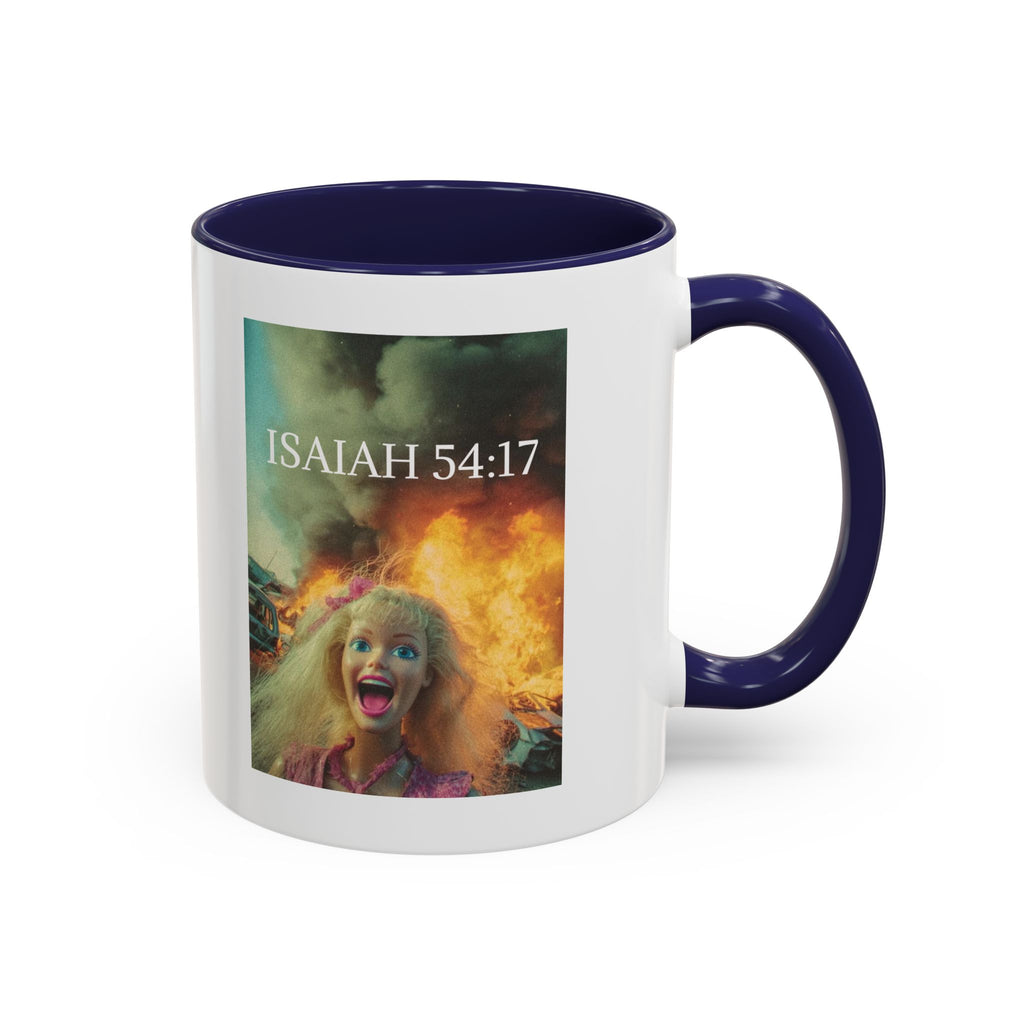 Isaiah 54:17 Faith Mug — No Weapon Formed Against Me Shall Prosper  Coffee Cup