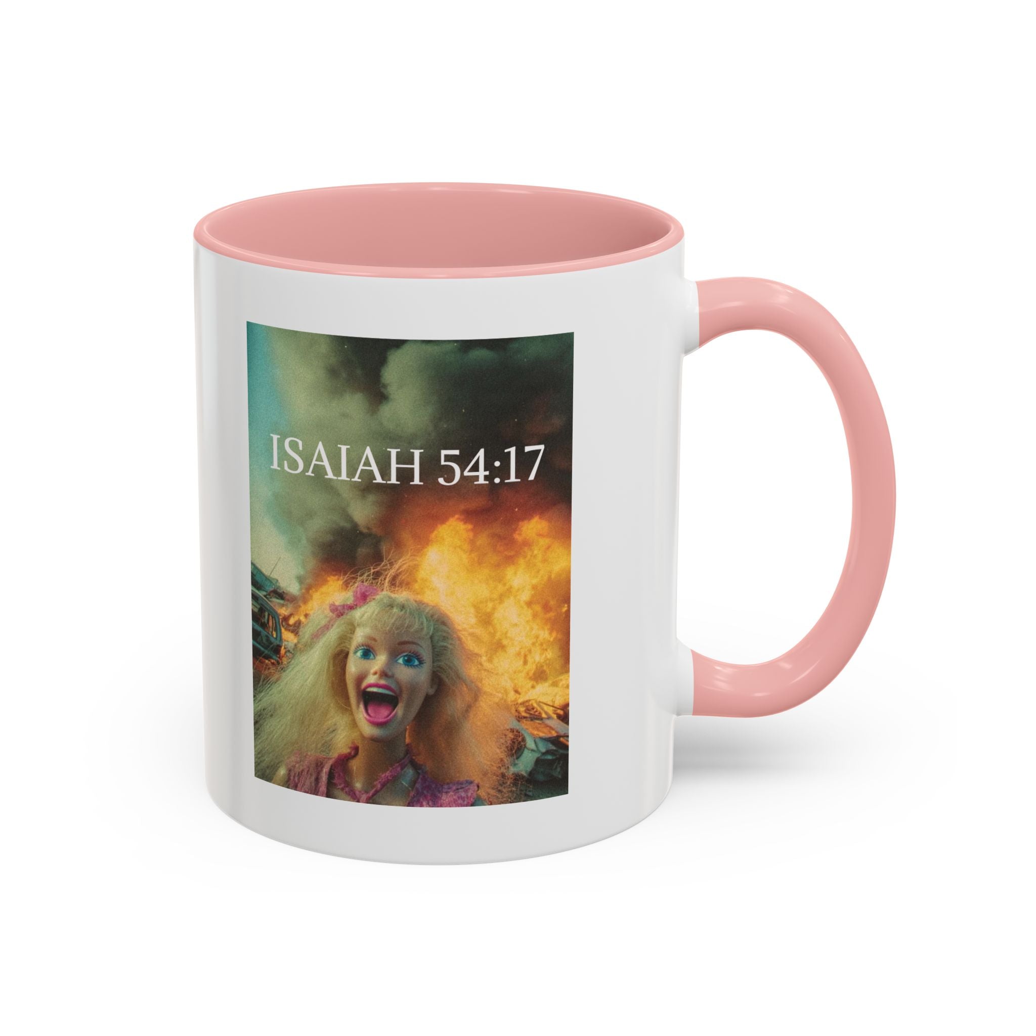Isaiah 54:17 Faith Mug — No Weapon Formed Against Me Shall Prosper  Coffee Cup