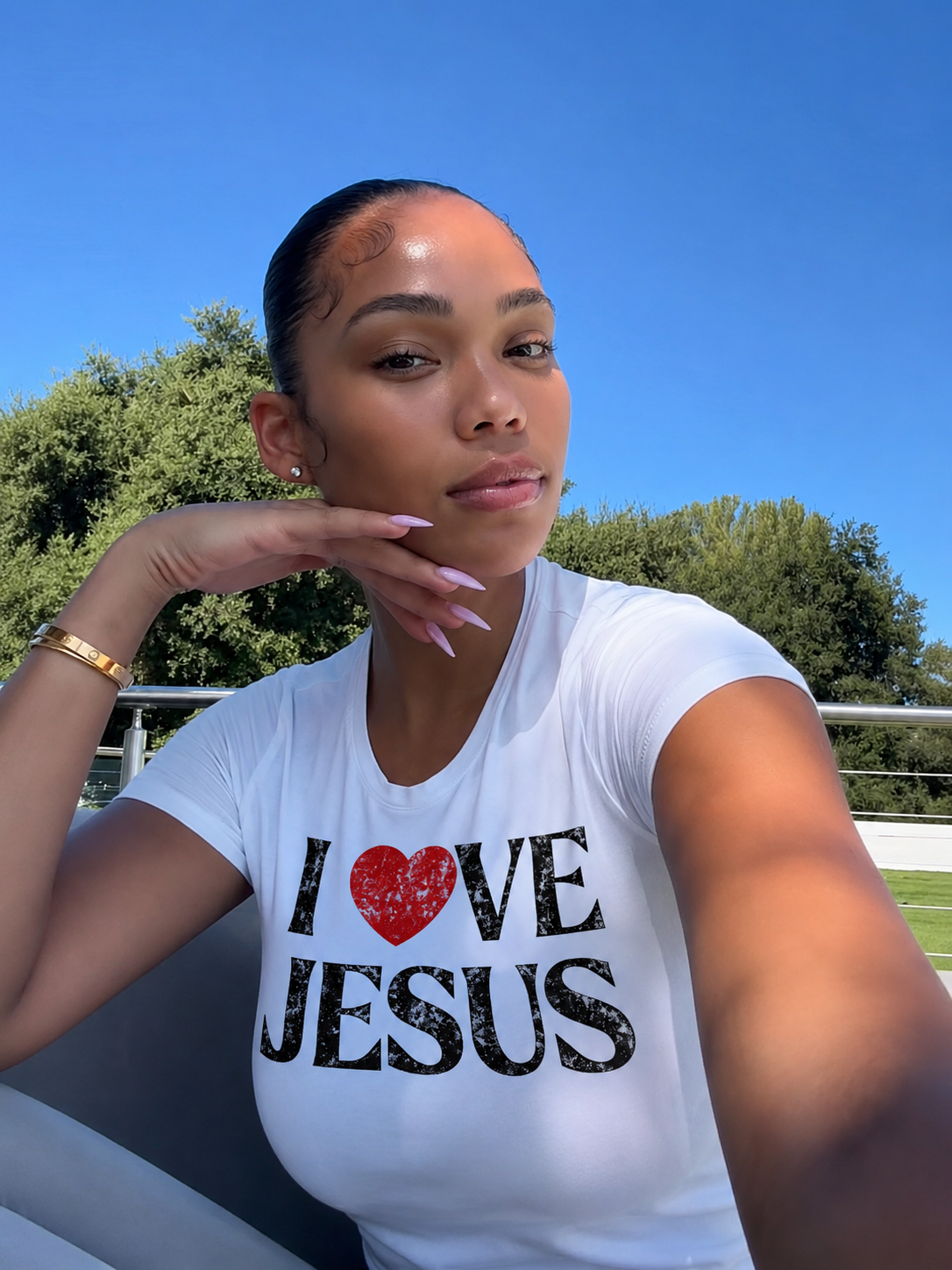 I  Jesus T-Shirt — Vintage Faith Christian Tee