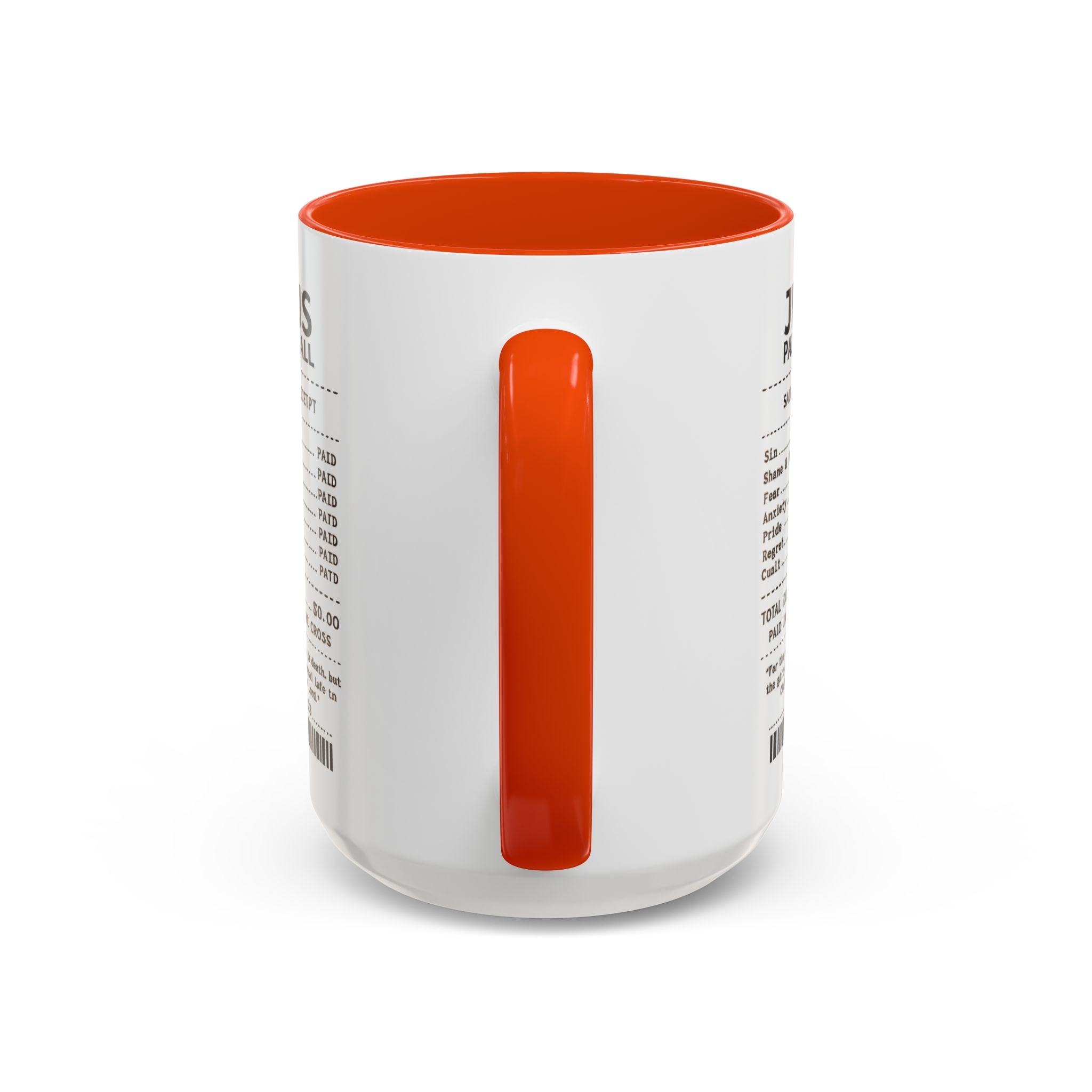 Jesus Paid It All — 11oz/15oz Coffee Cup with Scripture Quotes