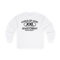 Child of God XXL Long Sleeve Tee — Jesus Christ Faith Dept. Graphic Shirt