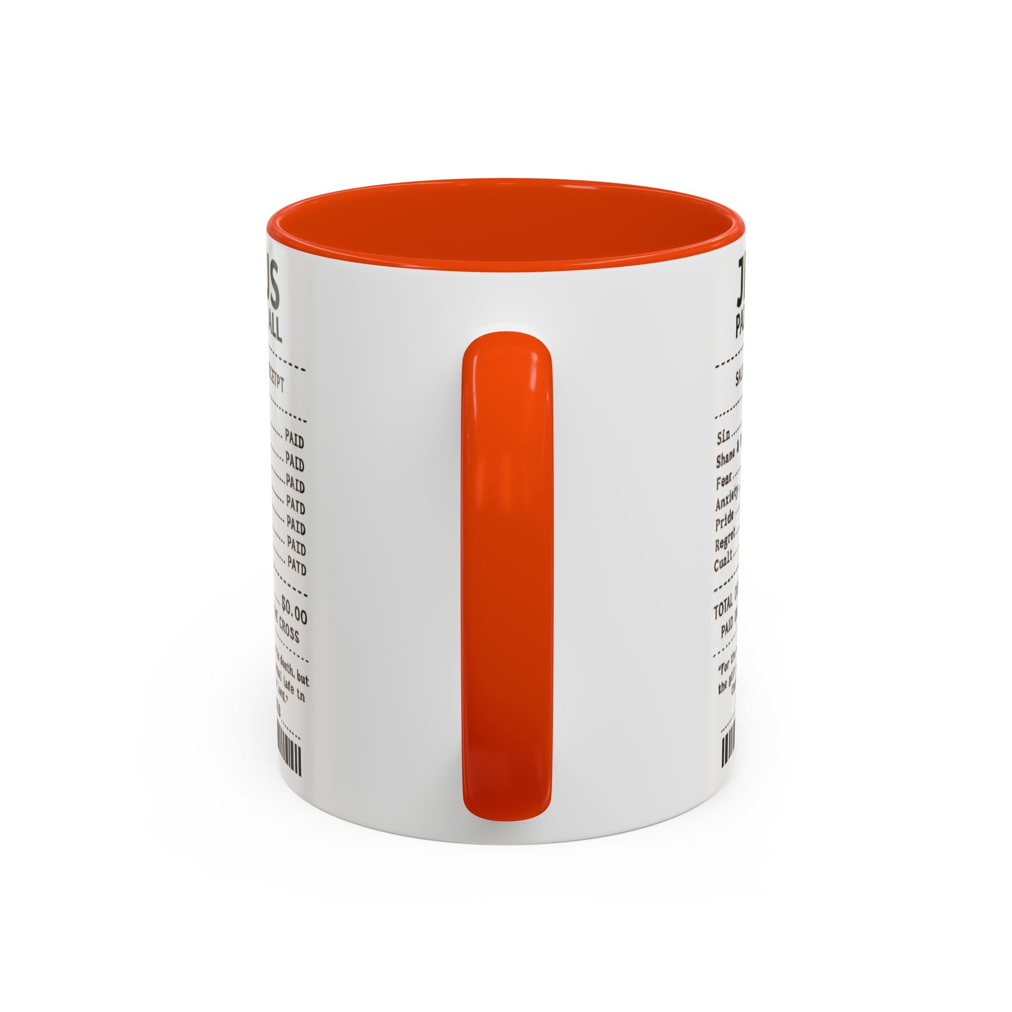 Jesus Paid It All — 11oz/15oz Coffee Cup with Scripture Quotes